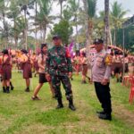 225 Pramuka Penggalang Ramaikan LT-III Tabanan, Danramil Tekankan Disiplin dan Kepemimpinan