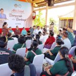 Pelayanan Kesehatan hingga Pembagian Bibit Warnai Aksi Sosial TP PKK Bali di Denpasar Barat