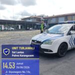 Susuri Pertokoan Satlantas Laksanakan Patroli Dialogis guna menjaga Kamseltibcar Lantas