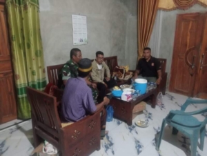 Ronda Malam Babinsa, Warga Diimbau Hindari Konflik dan Kerumunan Massa