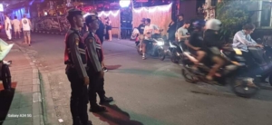 Jamin Keamanan Polsek Kuta Utara Tingkatkan Patroli dan Stasioner di Sentra Parkir Canggu.