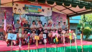 Pramuka Jadi Wadah Pembentukan Karakter, Danramil Sukawati Hadiri Pembukaan Lomba Tingkat II