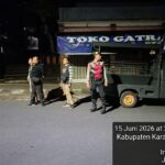 Tindak Lanjut Program Kapolri, Polsek Bebandem Gelar KRYD dan Patroli Dialogis Jaga Kamtibmas