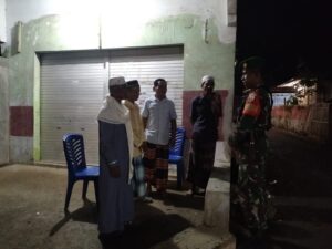 Koramil 1608-04/Woha Bersama Unsur Masyarakat Perkuat Keamanan Wilayah