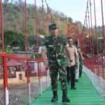 ​Pangdam IX/Udayana Cek Langsung Jembatan Garuda Di Bima Program Presiden Prabowo
