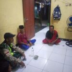 Patroli Malam Koramil 1614-01/Dompu, Babinsa Edukasi Warga Pentingnya Deteksi Dini Permasalahan