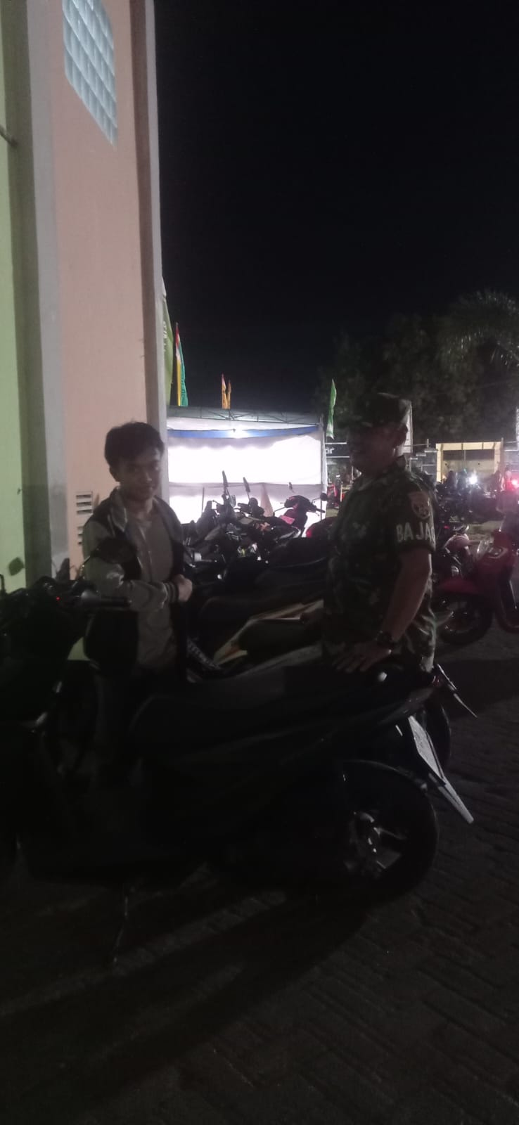 Hadir di Tengah Masyarakat, Koramil 1628-05/Jereweh Tingkatkan Patroli Keamanan Wilayah