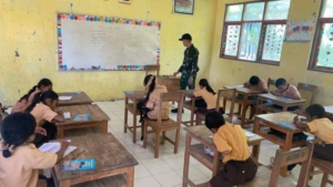 Yonarmed 12 Kostrad Ciptakan Generasi Sehat dan Cerdas melalui Edukasi di SDI Fatuha