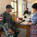 Junjung Tinggi Kemanusiaan, Satgas Pamtas Yonarhanud 2 Kostrad Beri Donor Darah