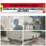 Plester Ruang Pupuk dan Pengelasan Kuda-Kuda Atap, KDKMP Oeleka Makin Maju