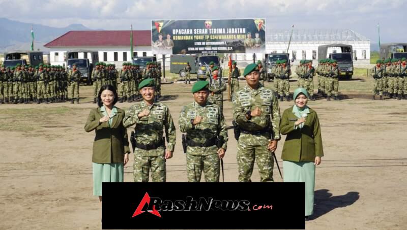 Sertijab Danyonif TP 834/Wakanga Mere Jadi Momentum Regenerasi Kepemimpinan dan Penguatan Satuan