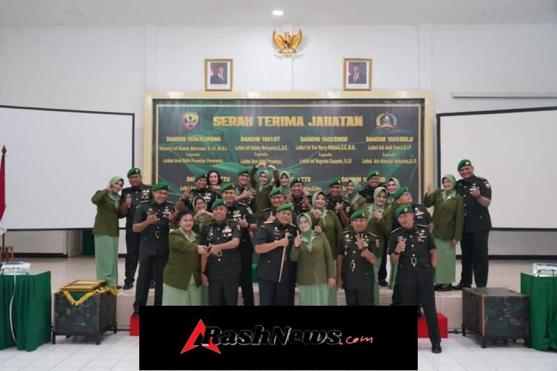 Regenerasi Kepemimpinan, Letkol Arm Adwi Prasetya Resmi Nahkodai Kodim 1601/Sumba Timur