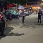 Polsek Kuta Utara Perketat Patroli di Zona Pariwisata Saat Bubaran Pengunjung