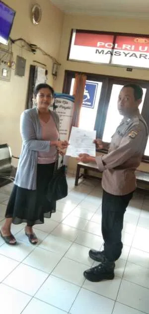 SPKT Polsek Baturiti berikan pelayanan prima melalui penerbitan surat keterangan kehilangan