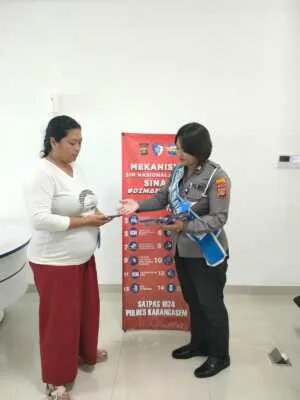 Berikan Kemudahan kepada Masyarakat, Polres Karangasem Ajak Masyarakat Manfaatkan Layanan SIM Online SINAR