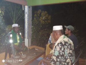 Babinsa Koramil Monta Edukasi Warga Waspada Kejahatan, Narkoba, dan Kebakaran