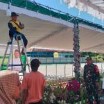 Babinsa Bersama Masyarakat Kompak Sukseskan Persiapan MTQ XXII di Desa Tongo