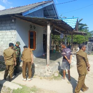 Babinsa dan Pemerintah Desa Jala Klarifikasi Bangunan yang Berdiri di Atas Fasilitas Umum
