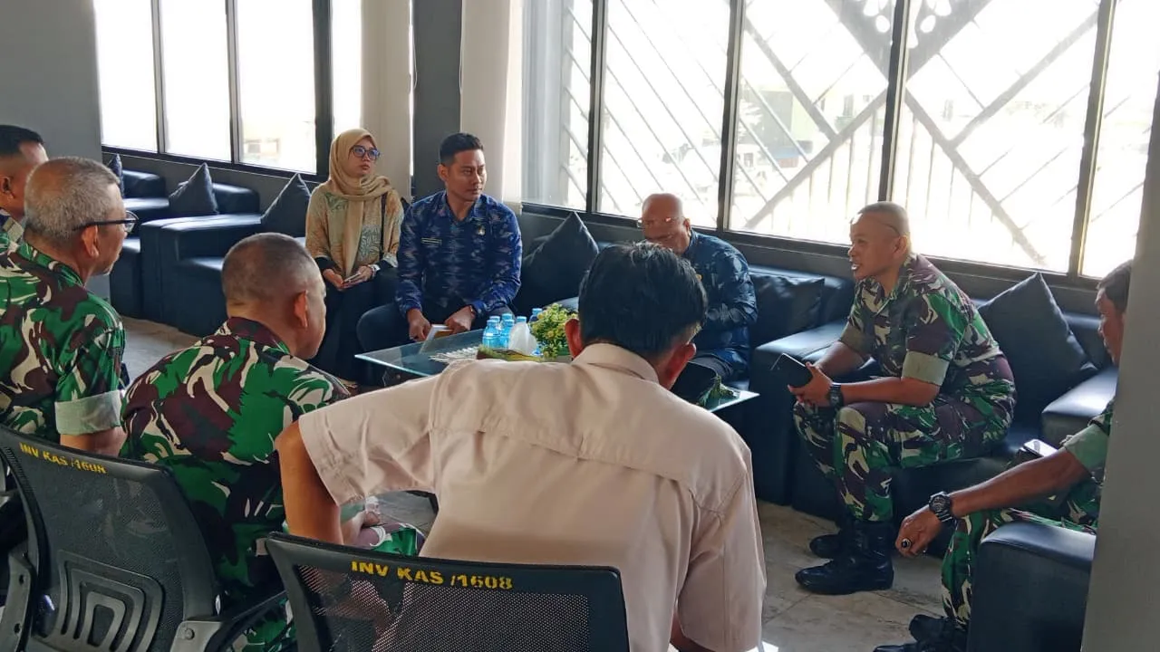 ​Sambut Kabag Pemerintahan Setda, Dandim 1608/Bima Nyatakan Kesiapan Dukung Rencana Retreat Kepala OPD