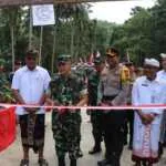 Sinergi TNI-Polri, Kapolres Karangasem Hadiri Peresmian Jembatan Garuda oleh Pangdam IX/Udayana