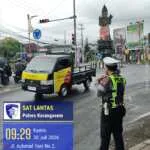 Personil Lantas Laksanakan Gatur Pagi Demi Ketertiban dan Kelancaran Arus Lalin di Ktl 1 Subagan