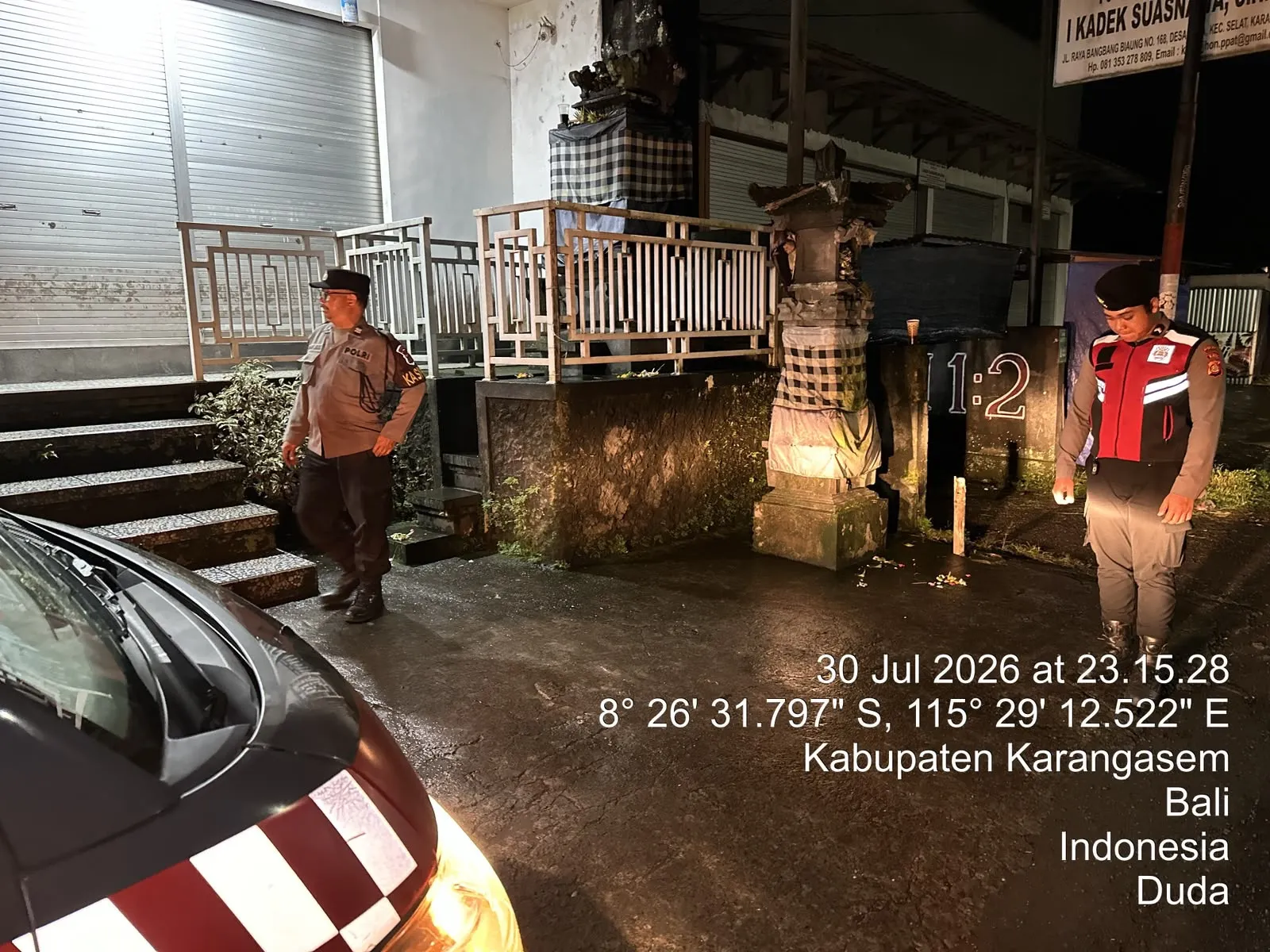 Blue Light Patrol Polsek Selat Jaga Keamanan Malam, Situasi Wilayah Tetap Aman dan Kondusif