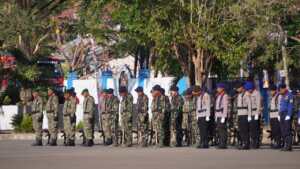 Kapten Inf Johanis Daniel Boymau Pimpin Upacara HUT ke-81 RI di Manggarai Barat