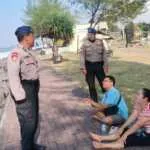Patroli Rutin Sat Polairud Polres Gianyar Perkuat Keamanan Kawasan Pesisir Pantai Masceti
