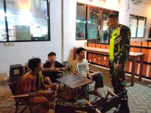 Patroli Malam Koramil 1607-04/Alas, Langkah Nyata Ciptakan Lingkungan yang Aman dan Nyaman