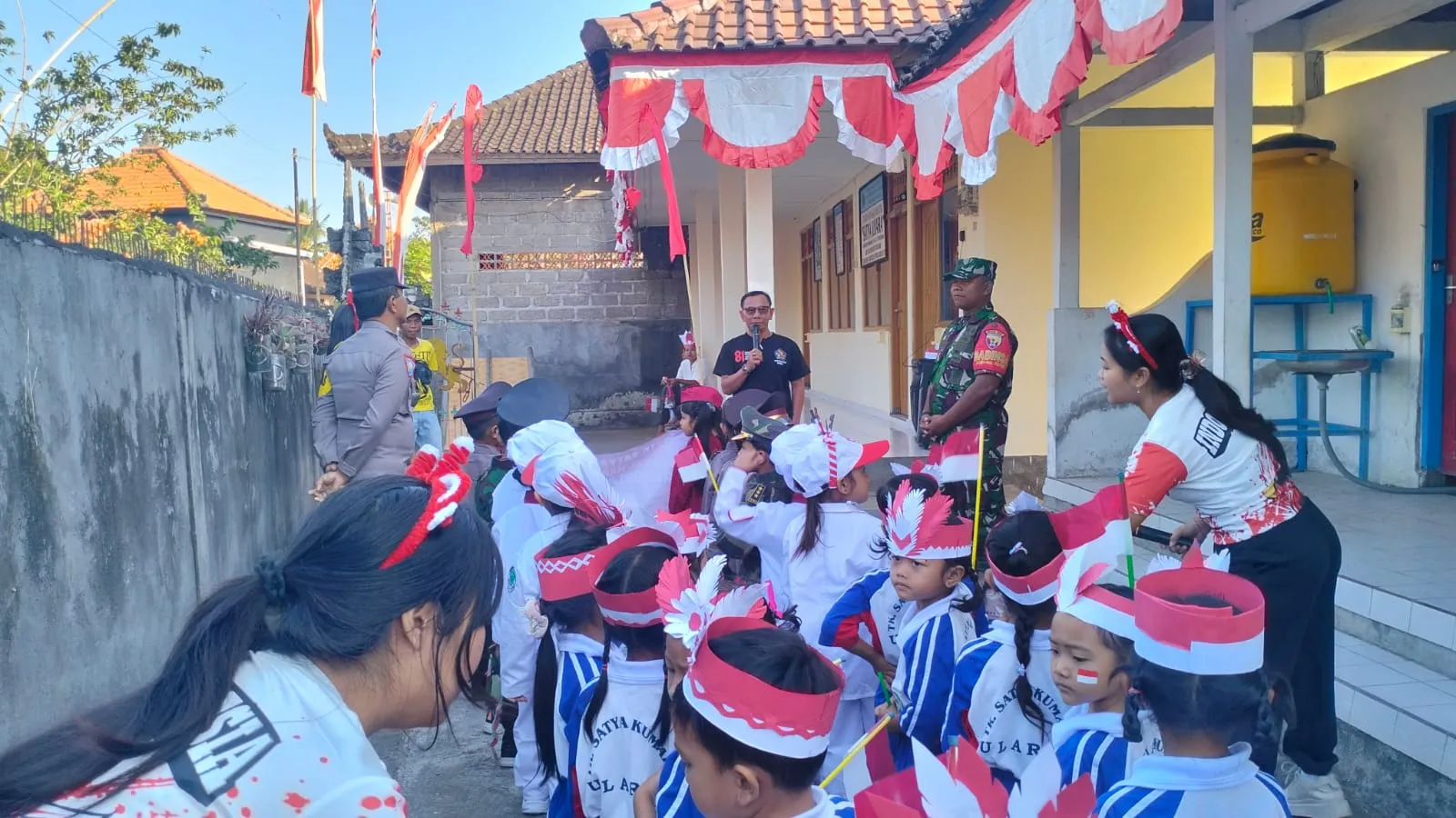 *Babinsa Bersama Bhabinkamtibmas Sukses Amankan Karnaval TK Satya Kumara Semester I Tahun Pelajaran 2026/2027*