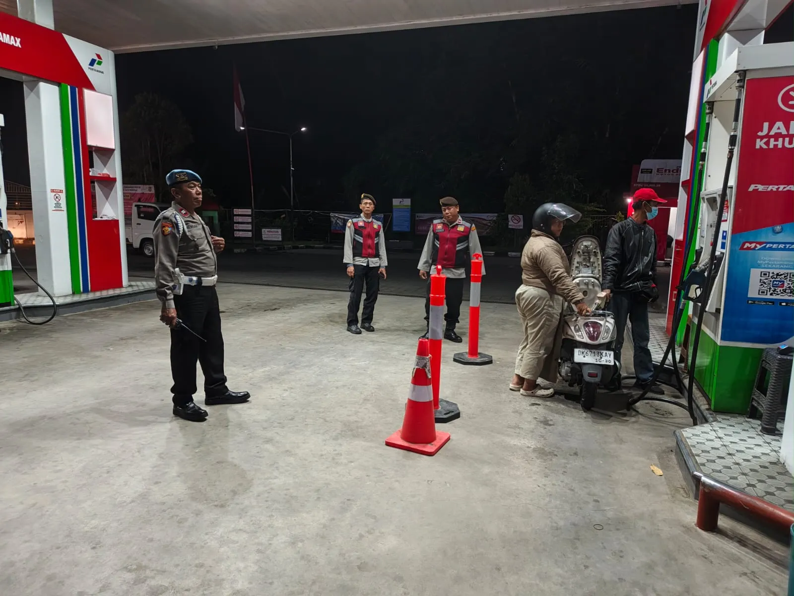 Polsek Kota Polres Bangli Intensifkan “Blue Light Patrol” Demi Rasa Aman Warga di Malam Hari