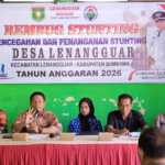 ‎Babinsa Lenangguar Turut Kawal Program Pencegahan dan Penanganan Stunting