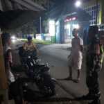 ‎Malam Hari Bukan Penghalang, Koramil Moyo Hilir Terus Jaga Keamanan Wilayah