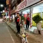 Patroli Malam Polsek Klungkung Sasar Pertokoan, Antisipasi 3C.