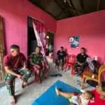 Pererat Kemanunggalan TNI dan Rakyat, Satgas TMMD Ke-129 Kodim 1605/Belu Anjangsana di Hari Libur