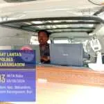 Sat Lantas Karangasem Berikan Pelayanan SAMSAT Keliling di Pasar Bebandem