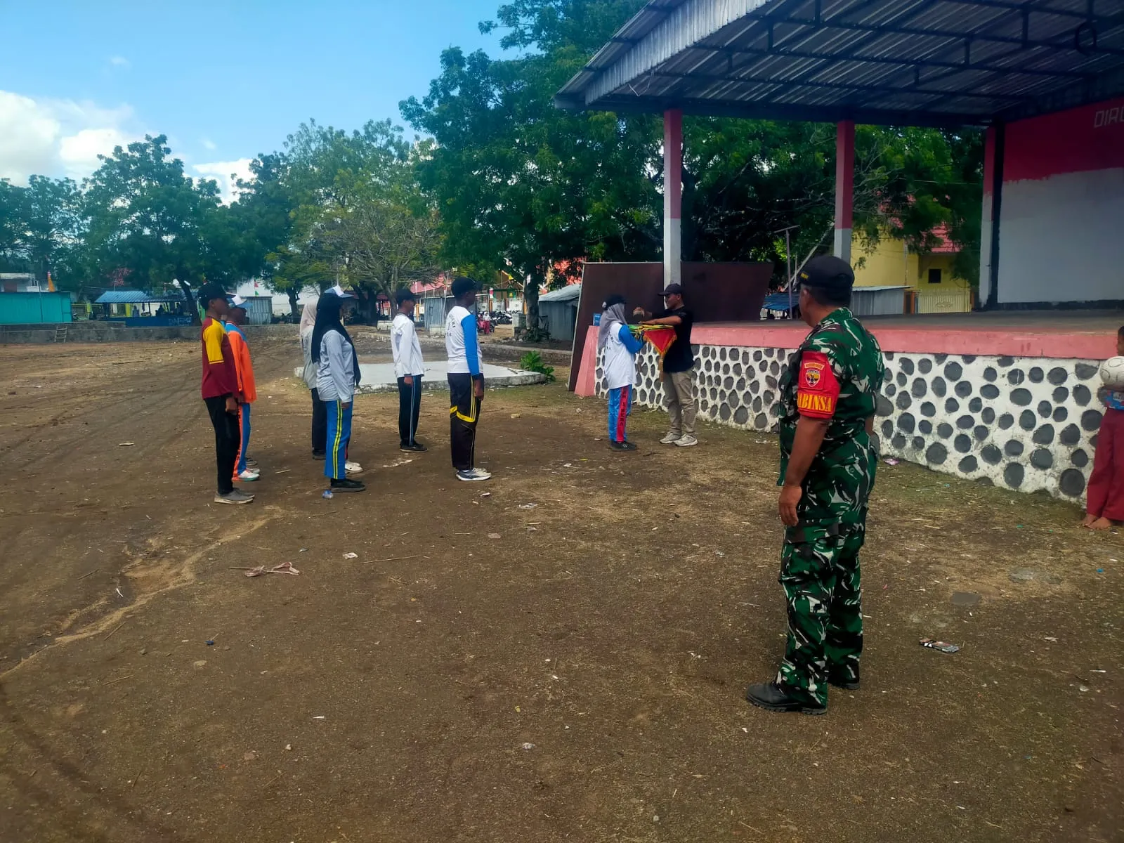 82 Siswa Ikuti Latihan Paskib Tingkat Kecamatan Wera