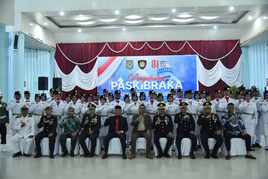 Jelang HUT RI ke-81, Paskibraka Kota Bima Resmi Dikukuhkan