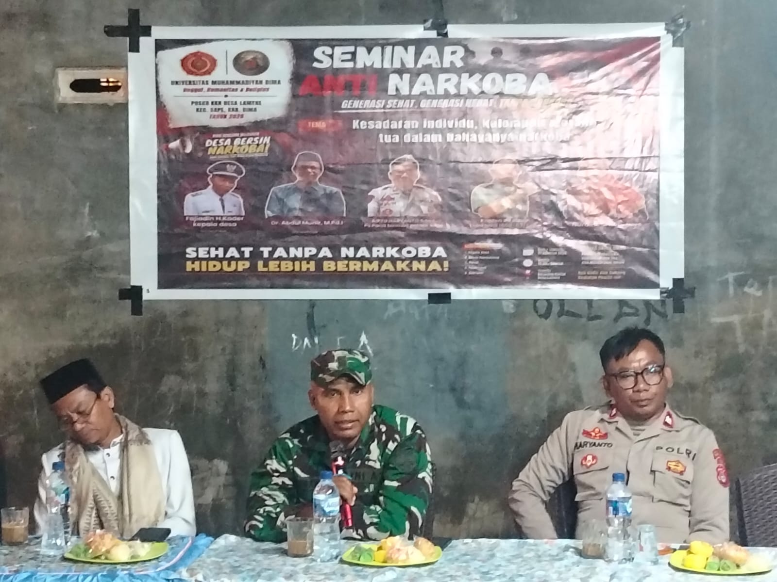 Mahasiswa KKN UMB Gelar Seminar Anti Narkoba di Desa Lamere