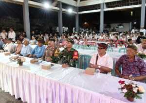 Bhabinkamtibmas Desa Singakerta Hadiri Perayaan HUT dan Pelantikan Pengurus Baru ST Tresna Bhuana