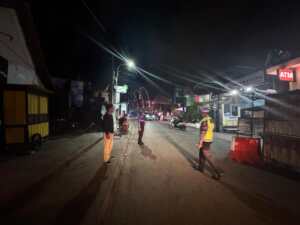 Polsek Kuta Utara  Blue Light Patrol Persempit Aksi Kejahatan di Kawasan Wisata Canggu