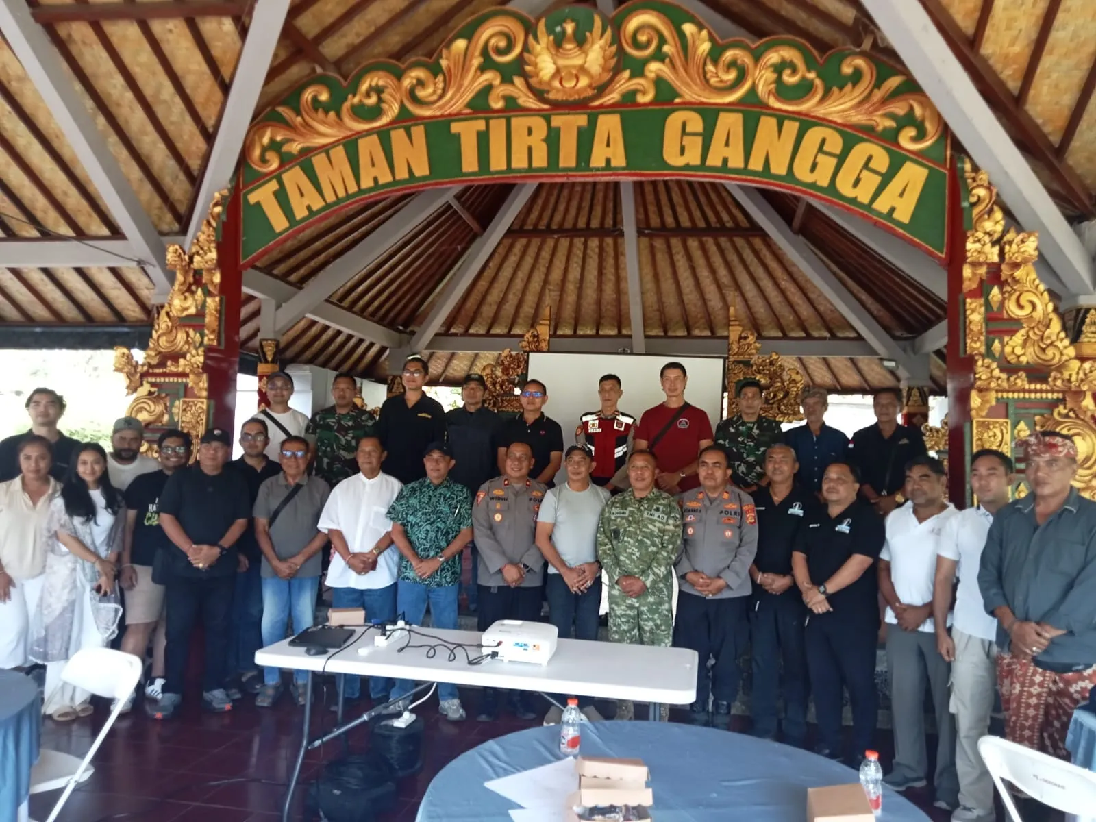 Jelang Festival Tirtagangga 2026, Kasdim 1623/Karangasem Tekankan Sinergi dan Keselamatan Pengunjung