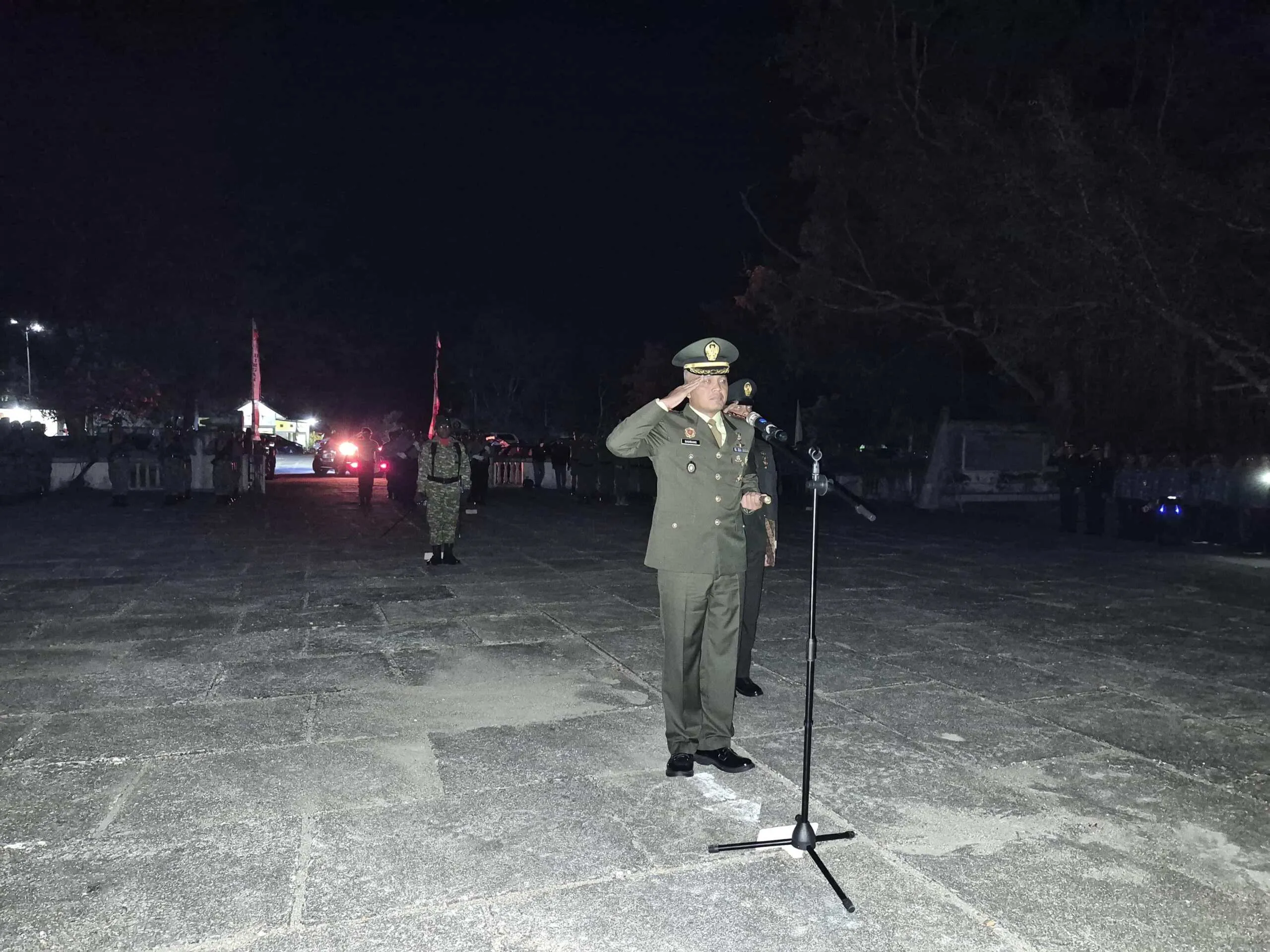 Apel Kehormatan dan Renungan Suci HUT RI ke-81 Dandim 1618/TTU Pimpin Langsung Apel Penuh Khidmat