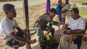 Yonarmed 12 Kostrad Dekat dengan Rakyat, Layani Kesehatan Warga Alas Utara