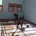 Atap hingga Keramik Dibongkar, Perehaban Empat Ruang Kelas SMKN Nibaaf Terus Bergerak