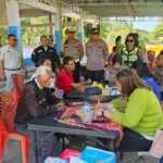 Sambut HUT Lalu Lintas Bhayangkara ke-71, Satlantas Polres Ende Polda NTT Gelar Bakti Kesehatan dan Donor Darah di Terminal Rewarangga