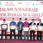 Kodim 1607/Sumbawa dan PMI Perkuat Sinergi Donor Darah, Dandim Terima Penghargaan