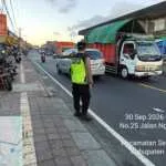 Antisipasi Jam Sibuk Pagi Hari, Polsek Selemadeg Gelar Strong Point