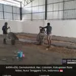 Babinsa Koramil 1627-01/Ba’a Awasi Lanjutan Pengecoran Gudang KDKMP Oematamboli