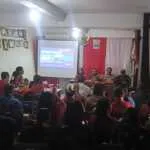 Dukung upaya atasi permasalahan kesehatan, Danramil 1623-02/Abang hadiri rapat lokakarya mini lintas sektoral bidang kesehatan.